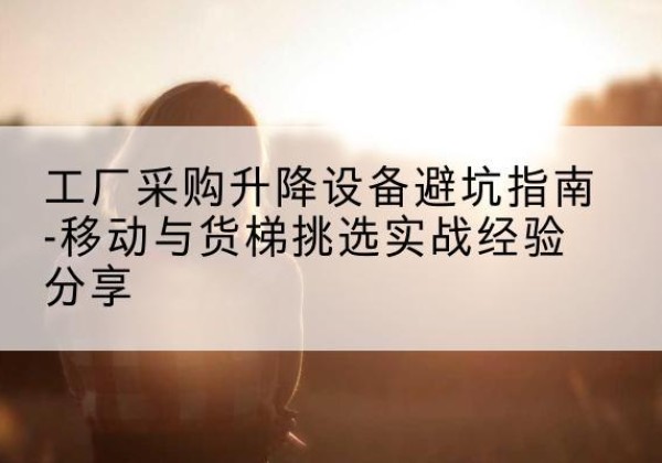 宁乡移动式升降机怎么选-工厂采购升降设备避坑指南-移动与货梯挑选实战经验分享
